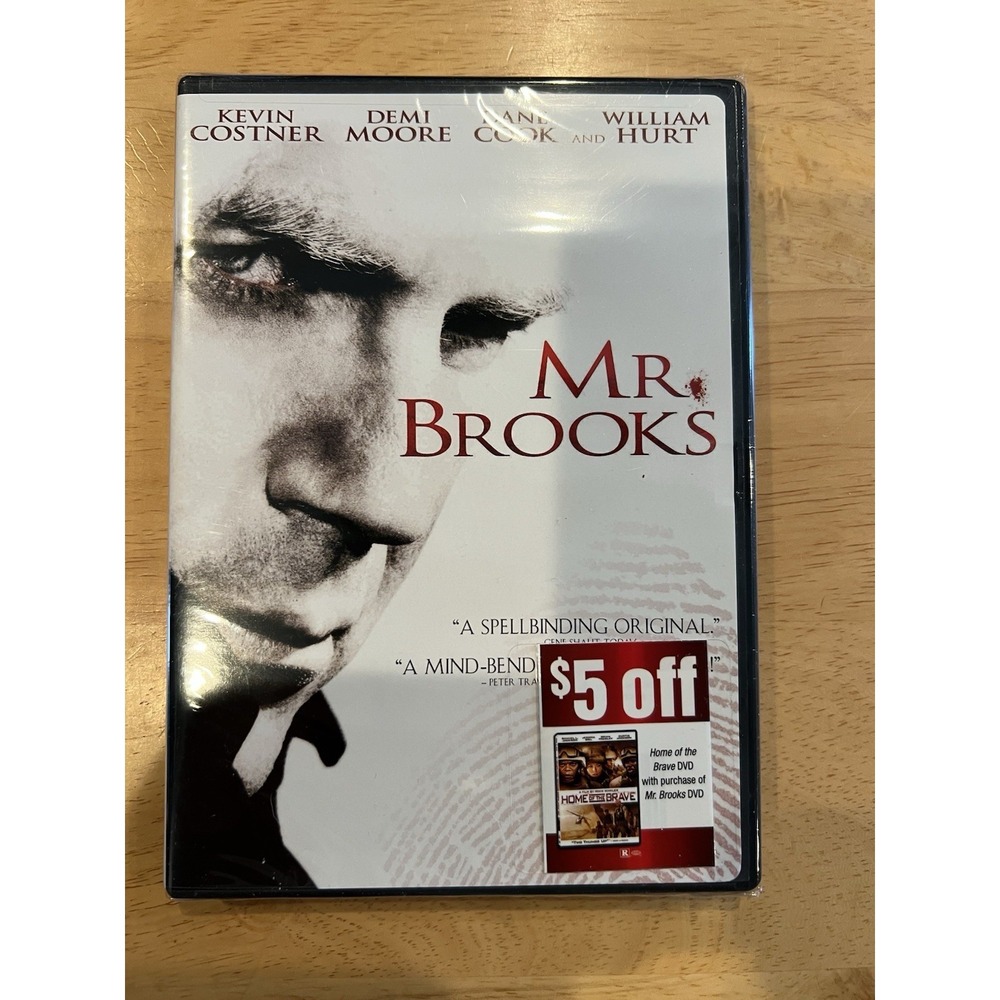 Mr. Brooks (DVD, 2007) Kevin Costner, Demi Moore BRAND NEW